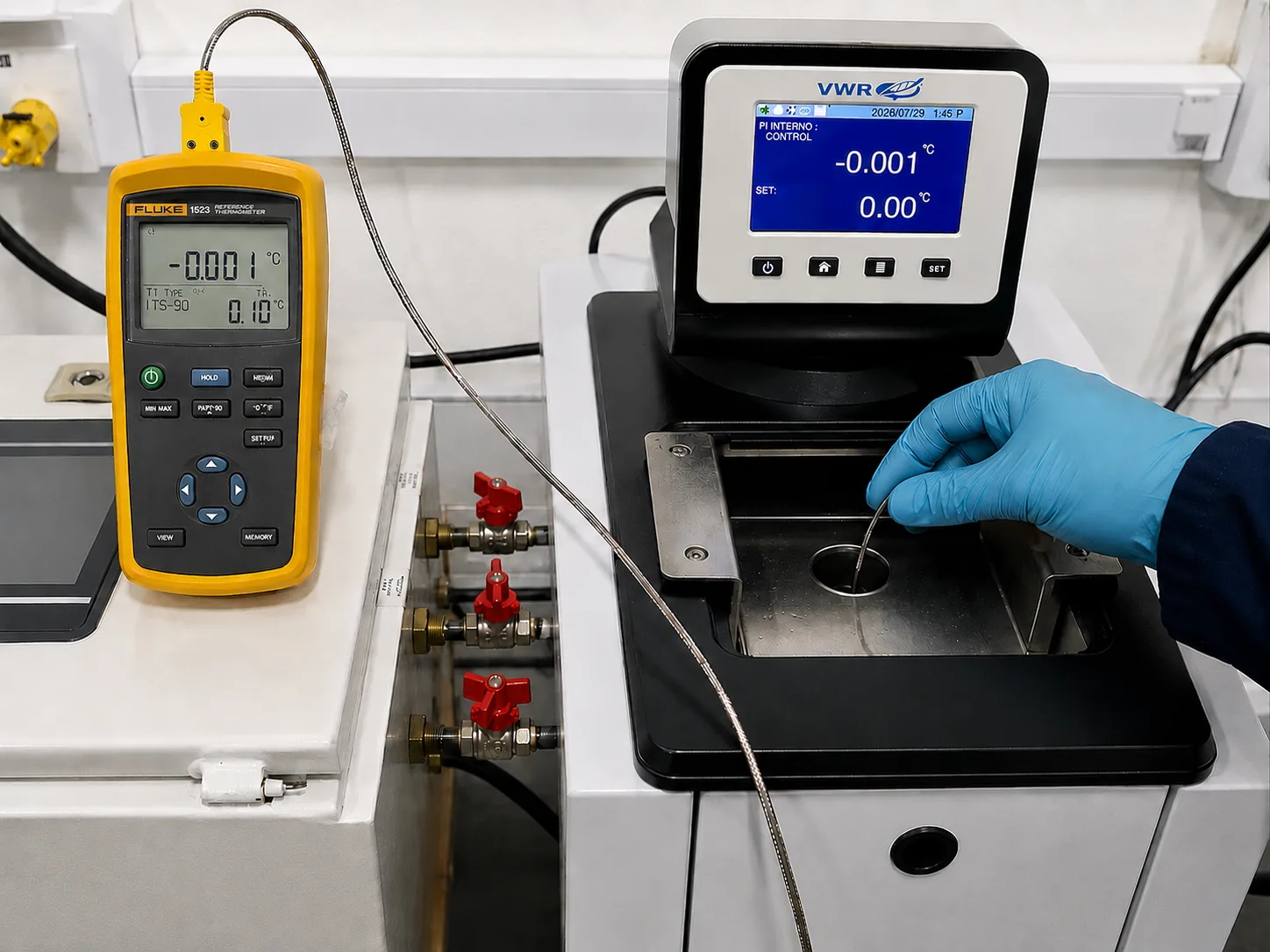 Instrumentos electrónicos de precisión para medición de tiempo y frecuencia